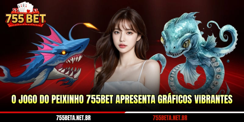 O jogo do peixinho 755BET apresenta gráficos vibrantes